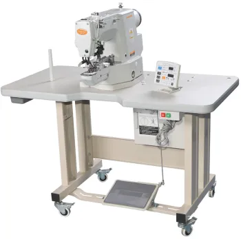 automatic button attaching machine