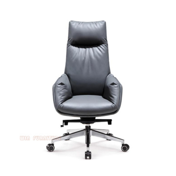 Synthetic Leather Swivel Executive Office Chair