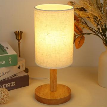 Modern White Shade Table Lamp for Home, Office, and Bedroom
