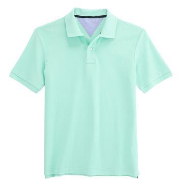Solid Blue Color Men\'s Polo  Shirt