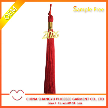 Hot Sell Red Tassel With Gold 2016 Charms