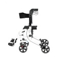 Rollator d'aluminium réglable et chaise de transport pour adultes