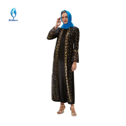 Women's Fashion Muslim Long Sleeves Abaya Islamic Clothing