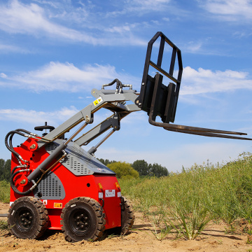 Loader steer skid steer multifungsi kompak