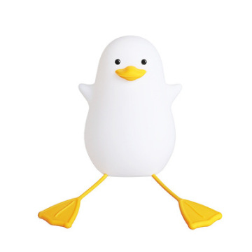 2021 New Arrival Creative Soft Silicone LED Night Light for Kids - Penguin Design