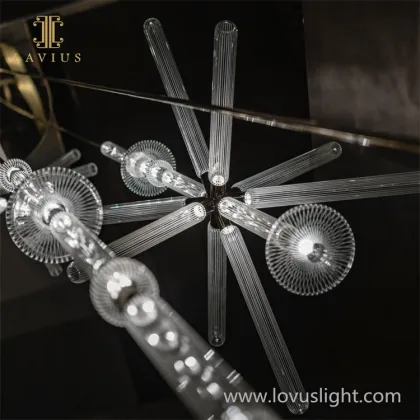 2022 Custom chandelier Science and technology chandelier lobby chandelier