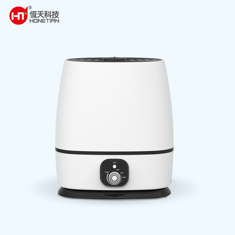 HONETIAN knob control night light 6.0L capacity large mist output white colors plastics indoor top fill humidifier