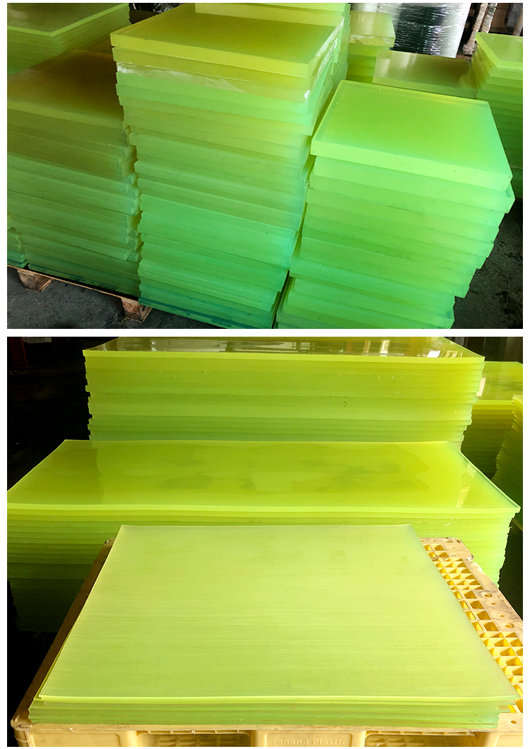 5mm 12mm 20mm Pu Polyurethane ရော်ဘာဘုတ်ပြား