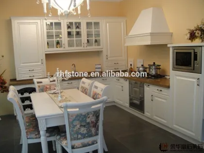 Laminated Beige Quartz Stone Island tops Countertops