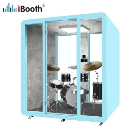 Soundproof drum booth for sale sound proof booth for home acoustical considerations for conference room