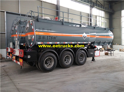 20th 18cbm sulfuric acid trailer tankuna