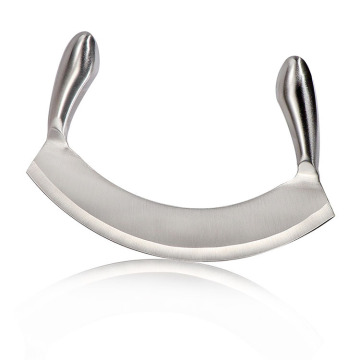 Stainless Steel Pizza Cutter & Double Handle Knife Set