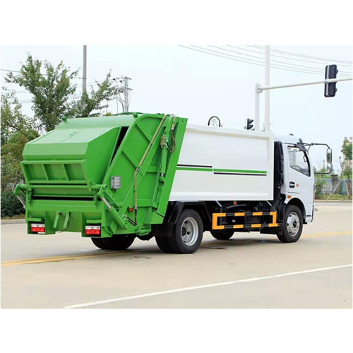 City garbage removal truck