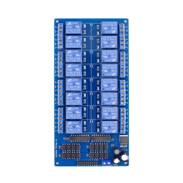 16 Channel 12V DC Relay Module with Optocoupler Protection