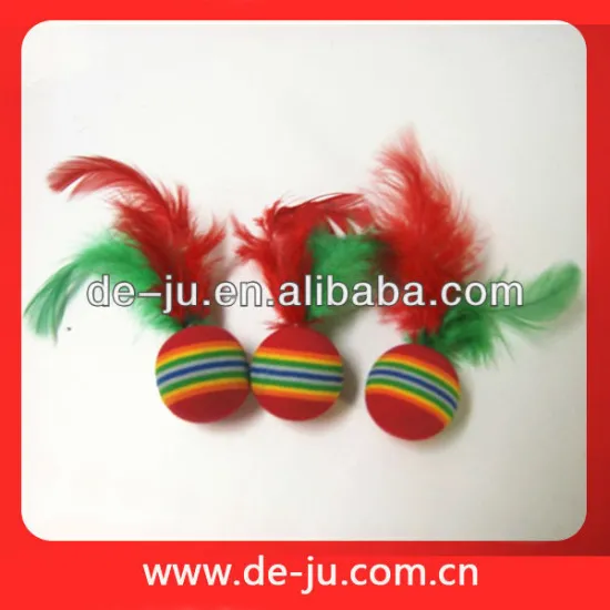 Children Playing Small Gift EVA Feather Ball