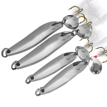 High-Quality 5g-13g Spoon Shaped Hard Bait Fishing Lures for Long-Range Freshwater