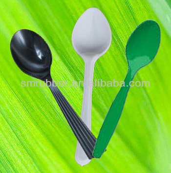 disposable plastic spoon