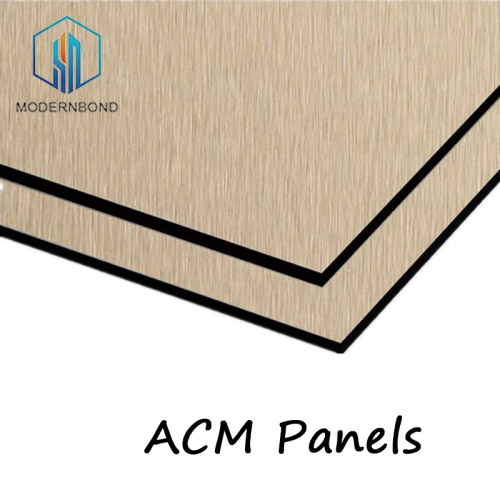 Wall Finish Aluminium Coated Acm Panels