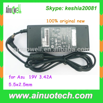 hot selling Laptop adaptor for Asus 19V 3.42A 65W laptop power charger 5.5x2.5mm