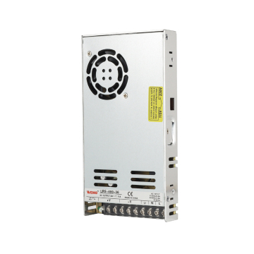 Factory Outlet LRS-450-48 WEHO Transformer: 450W Power Supply for LED Light Strips, Converts 90-264VAC to 254~370VDC with Outputs at 12V, 24V, 36V, 48V (9.4A)