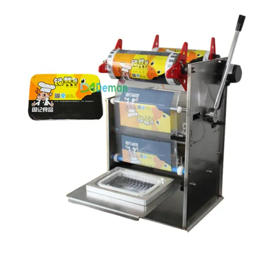 Durain Tray Packing Sealing Machine - Fast Food Trays Plastic Packaging Sealer