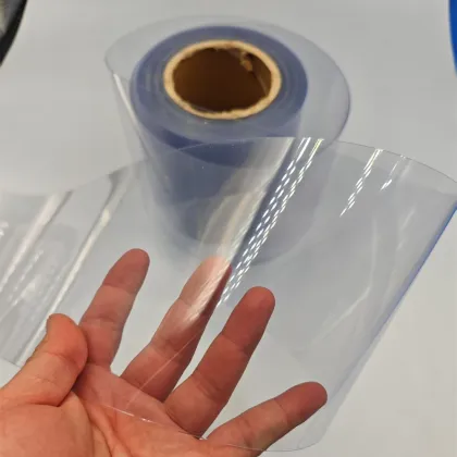 Clear PVC packaging sheet for tablet packaging