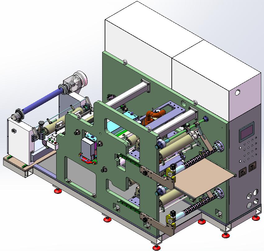 automatic battery electrode slitting machine