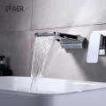 Wall Mounted Chrome Finish Single Lever Mixer Tap