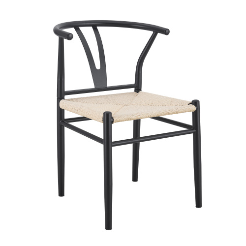 Contemporary Dining Chair with Woven Rope