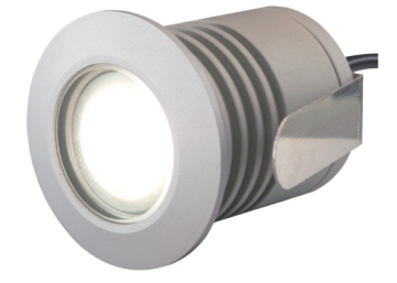 Luce a gradino in alluminio 1W per decking da esterno