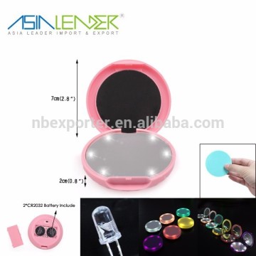 6LED / 0.5W/30LM LED Portable Mirror, Pocket LED Makeup Mirror