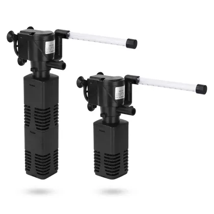 RS Aquarium Internal Filter - Three-in-One Fish Tank Filter with Rain Sprinkler Circulation and Oxygenation