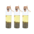 Bouteille de verre en bois pour le jus d'infusion froide