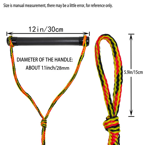 간단한 스키 밧줄 견인이있는 웨이크 보드 로프