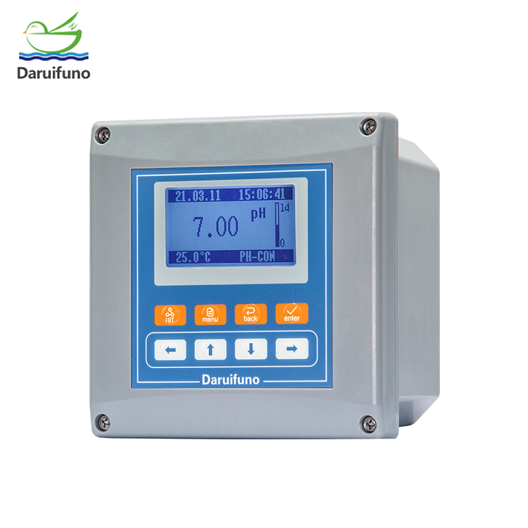 RS485 عبر الإنترنت PH ORP Meter للمياه الصناعية