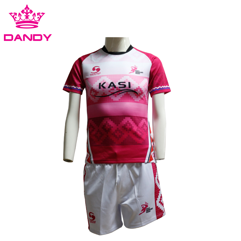 Andar dúkur fullur sublimation Rugby skyrta