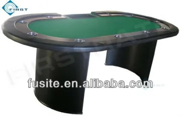 Oval Texas Holdem Poker Table with Tray