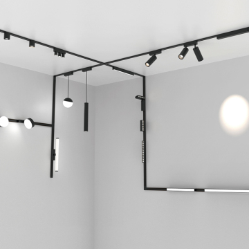 Factory Direct Sales: Adjustable Ultra Thin Magnetic COB LED Spotlight Track Light - 5W to 30W