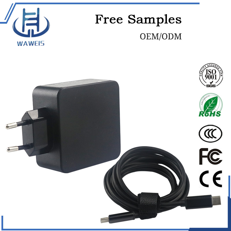 USB C Charger AC Power Adapter Removeable