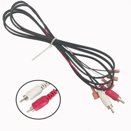 RCA Male Computer Speaker Stereo Audio Adapter Cable