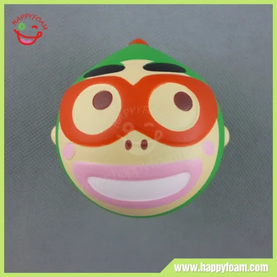 Antistress ball, Green pepper cartoon figure stress ball