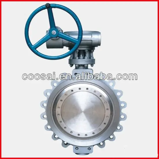 China 904L stainless steel butterfly valve