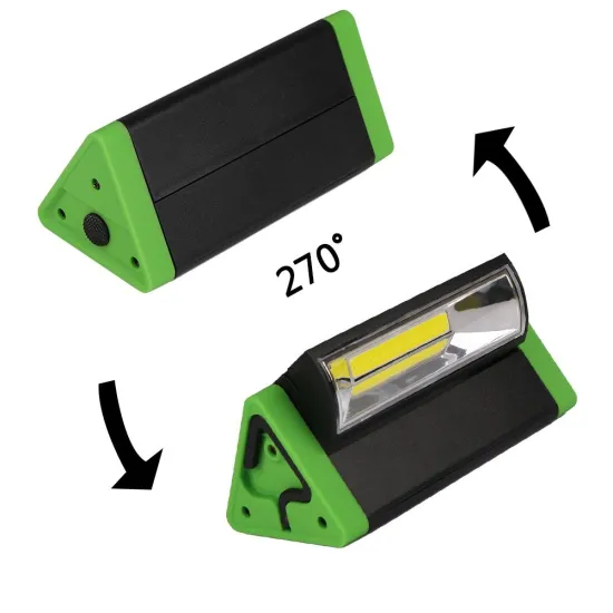 New hot triangle rotatable COB work light with Magnets COB work light