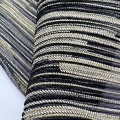 Glänzender, eleganter, gestreifter Polyester-Strickstoff für Mädchenkleider