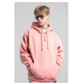 Pink And Green Men's Hooded Sweater