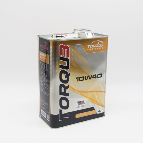 قوطی قلع فلزی مستطیلی 4 لیتری مهر و موم تخت