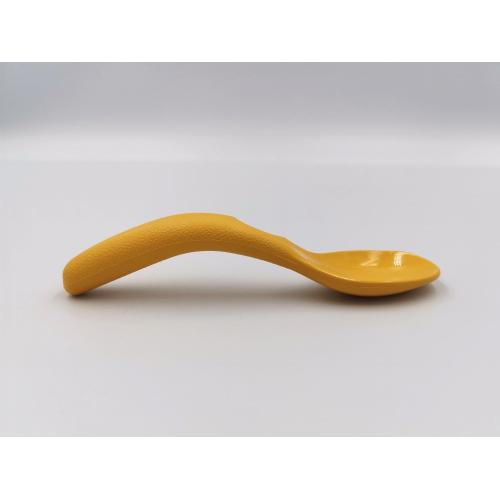 Biodegradable Premium Tableware Training Spoon Compostable Corn-based Handles Toddler Training Spoon Manufactory