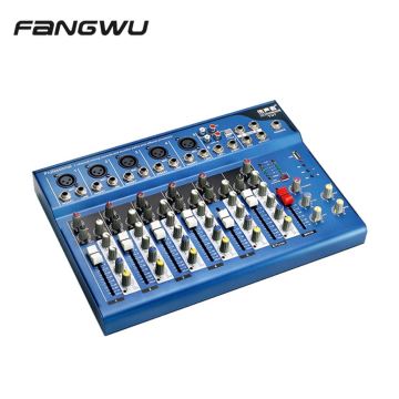 Mixer audio a 7 canali di alta qualità: console di miscelazione audio professionale