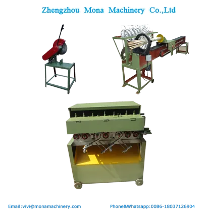 Wooden Chopsticks and Toothpick Production Machines: BBQ Bamboo Round Sticks Manufacturer
