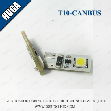 OSRING High quality led auto lighting led canbus 2 smd 5050 canbus light t10
